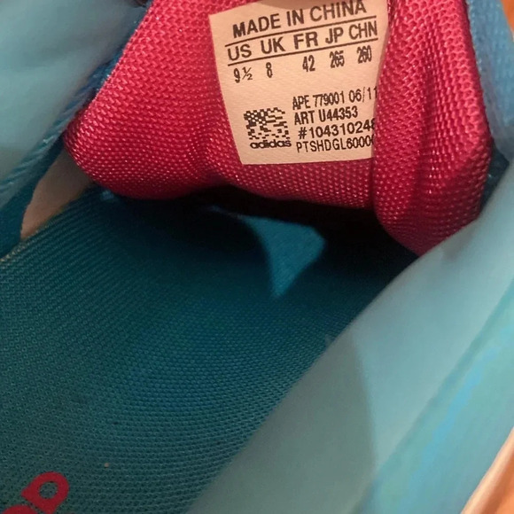 adidas womens barricade shoe - size 9.5 - Picture 5 of 5